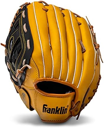 Franklin Sports Baseball + Softball Gloves - Field Master Adult + Youth Baseball + Softball Gloves - Right Hand + Left Hand Gloves - Infield + Outfield Mitts - Multiple Sizes + Colors