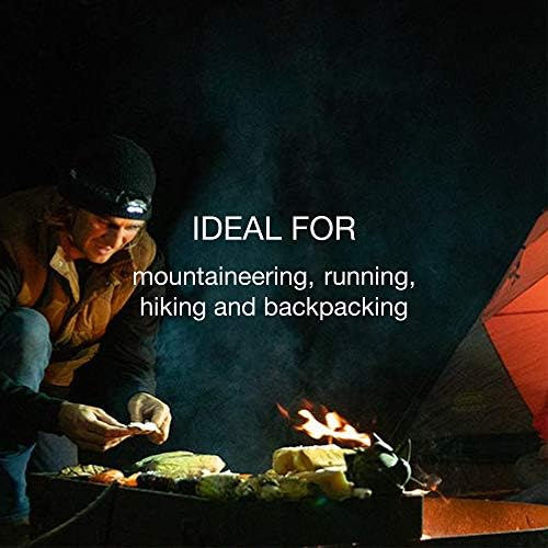 PETZL ACTIK CORE Headlamp - Rechargeable, Compact 450 Lumen Light with Red Lighting for Hiking, Climbing, and Camping - Black