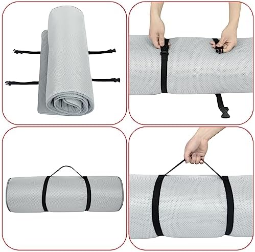 Quilted Foam Mattress Topper Pad, Non-Slip Super Soft Comfortable 75"x30", Cool Sleeping Pad for Camp Cot/RV Bunk/Narrow Twin Beds