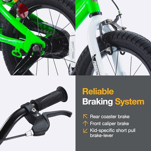 RoyalBaby Kids Bike EZ Freestyle Training Free Balance to Pedal Easy Learning Bicycle, 12-18 Inch for Toddlers to Big Kids