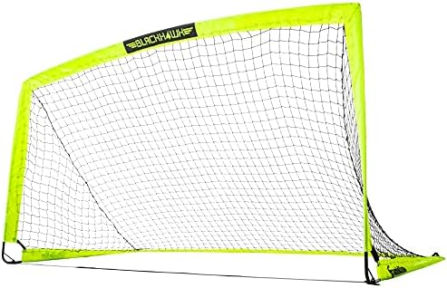 Franklin Sports Blackhawk Backyard Soccer Goal - Portable Pop Up Soccer Nets - Youth + Adult Folding Indoor + Outdoor Goals - Multiple Sizes + Colors - Perfect for Games + Practice