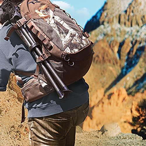 PORTAL Tall Folding Tripod Stool for Outdoor Camping Walking Hunting Hiking Fishing Travel, Support 225 lbs