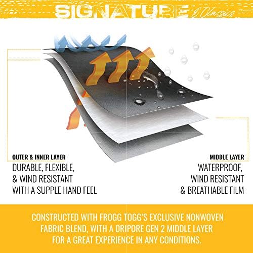 FROGG TOGGS Men's Classic Pro Action Waterproof Breathable Rain Pant