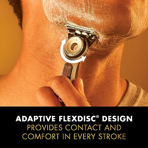 Gillette Labs Heated Razor Gold Edition - 1 Handle, 5 Blade Refills, 1 Charging Dock