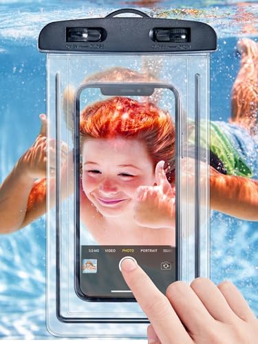 HEETA Dry Bag Waterproof for Women Men, 5L/10L/20L/30L/40L Roll Top Lightweight Dry Storage Bag Backpack with Phone Case for Travel, Swimming, Boating, Kayaking, Camping & Beach, 11 Transparent Colors