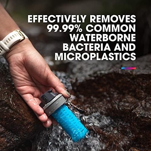 HydraPak 42mm Filter Cap - Water Filtration Accessory - Fast Flow - Perfect for Hiking, Endurance Sports, Camping, Travel, and Emergency Preparedness