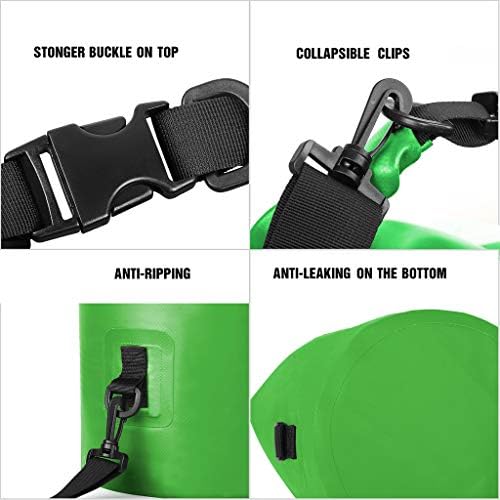 Unigear Dry Bag Waterproof, 2L/5L/10L/20L/30L/40L Floating and Lightweight Bags for Kayaking, Boating, Fishing, Swimming and Camping with Waterproof Phone Case