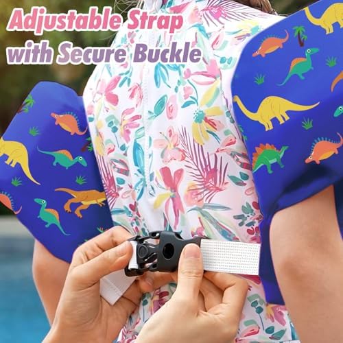 HeySplash Swim Vest for Kids, Toddler Pool Floaties Fit 20-50/70 Lbs, Children Swimming Vest with Adjustable Strap, Swim Jacket Water Wing Arm Float, Puddle Sea Beach Boat Jumper Boy Girl Baby