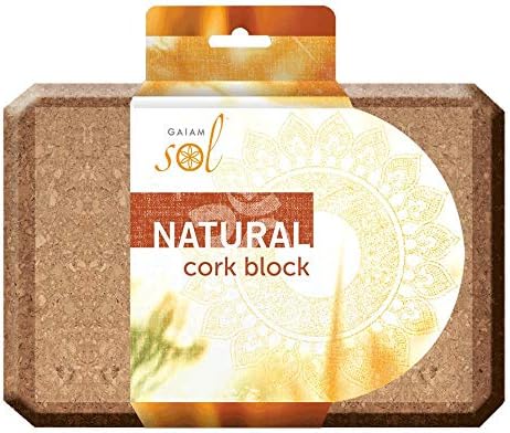 Gaiam Yoga Block - Supportive Latex-Free Eva Foam - Soft Non-Slip Surface with Beveled Edges for Yoga, Pilates, Meditation - Yoga Accessories for Stability, Balance, Deepen Stretches