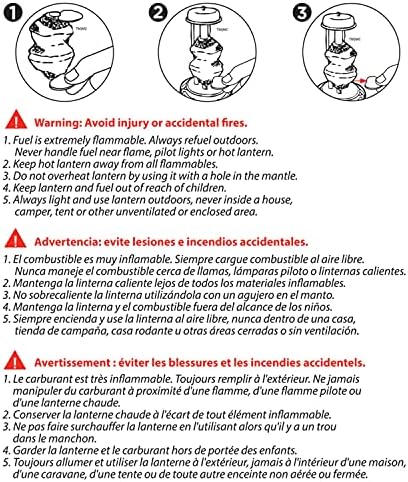 Coleman #95 Insta-Clip Accordion Shape Mantle 2-packs of 2 (4 Total Mantles)