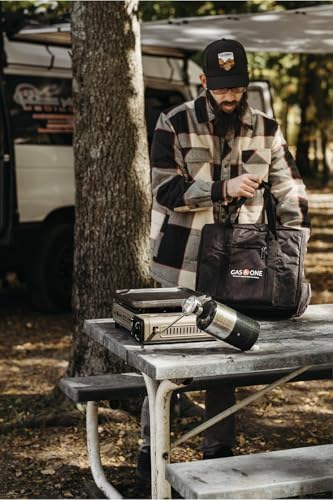 Gas One GS-3400P Propane or Butane Stove Dual Fuel Stove Portable Camping Stove - Patented - with Carrying Case Great for Emergency Preparedness Kit
