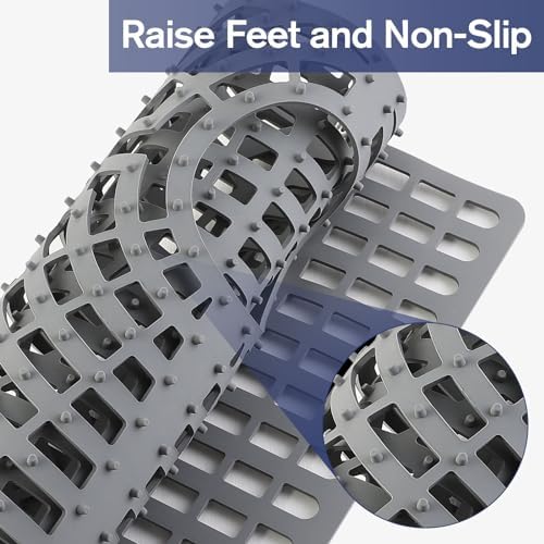 Silicone Sink Protector 30"x16" Rear Drain Hole, Heat Resistant Non-slip Dishwasher Suitable, Large Sink Mat for Bottom of Farmhouse Kitchen Stainless Steel Sink