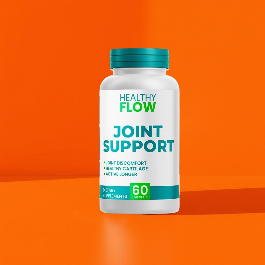 (2 Pack) Healthy Flow Joint Support Capsules - All Natural Advanced Supplement - Official Healthyflow Pills for Daily Lifestyle (120 Capsules)