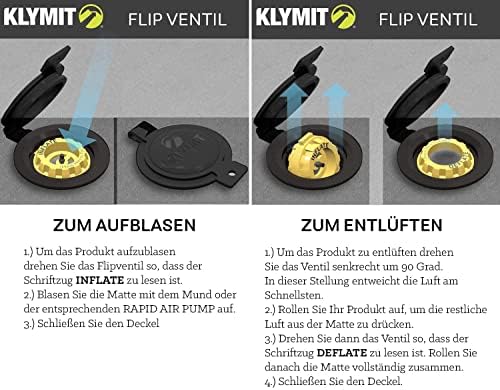 KLYMIT Static V2 Inflatable Sleeping Pad | Portable, Ultralight, Easy to Inflate, Foldable Air Bed for Camping, Backpacking & Hiking — Green