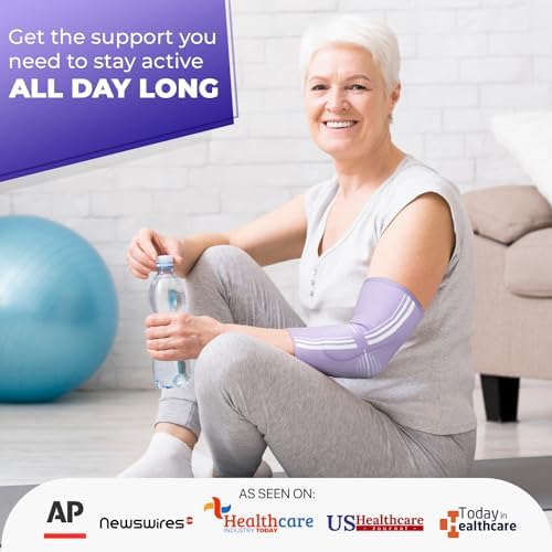 DR. BRACE® Elite Elbow Brace Support, Breathable Elbow Compression Sleeve with Gel Pad for Golfer's, Tennis Elbow & Tendonitis Treatment & Pain Relief 2024