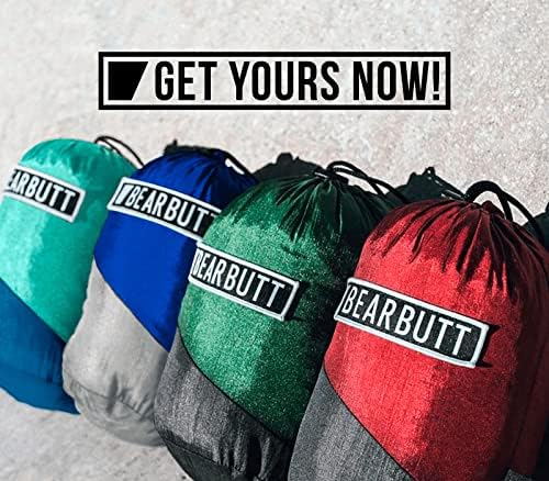 Bear Butt 2 Person Portable Hammock - Backpacking to Camping - Double Hammock for Travel & Outdoor