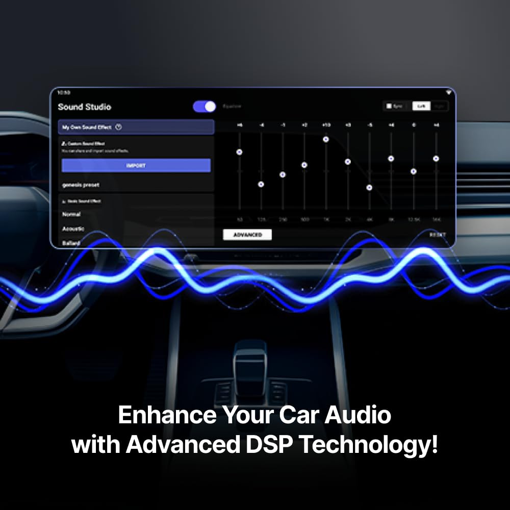 Mstick4 AI Box for Car, Android Auto Wireless Adapter, YouTube Netflix Disney+ Car Stream Device, Google Play Store App, Android 13, Helio G99, Samsung 6GB+128GB, Mstick, Turn Car Display into Tablet