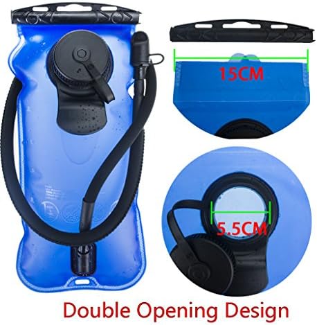 WACOOL 3L 3Liter 100oz BPA Free EVA Hydration Pack Bladder, Leak-Proof Water Reservoir