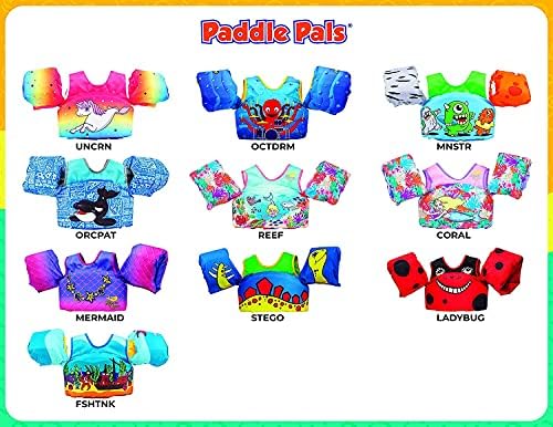 Body Glove Paddle Pals Learn to Swim Coast Guard Approved Kids Life Jacket PFD