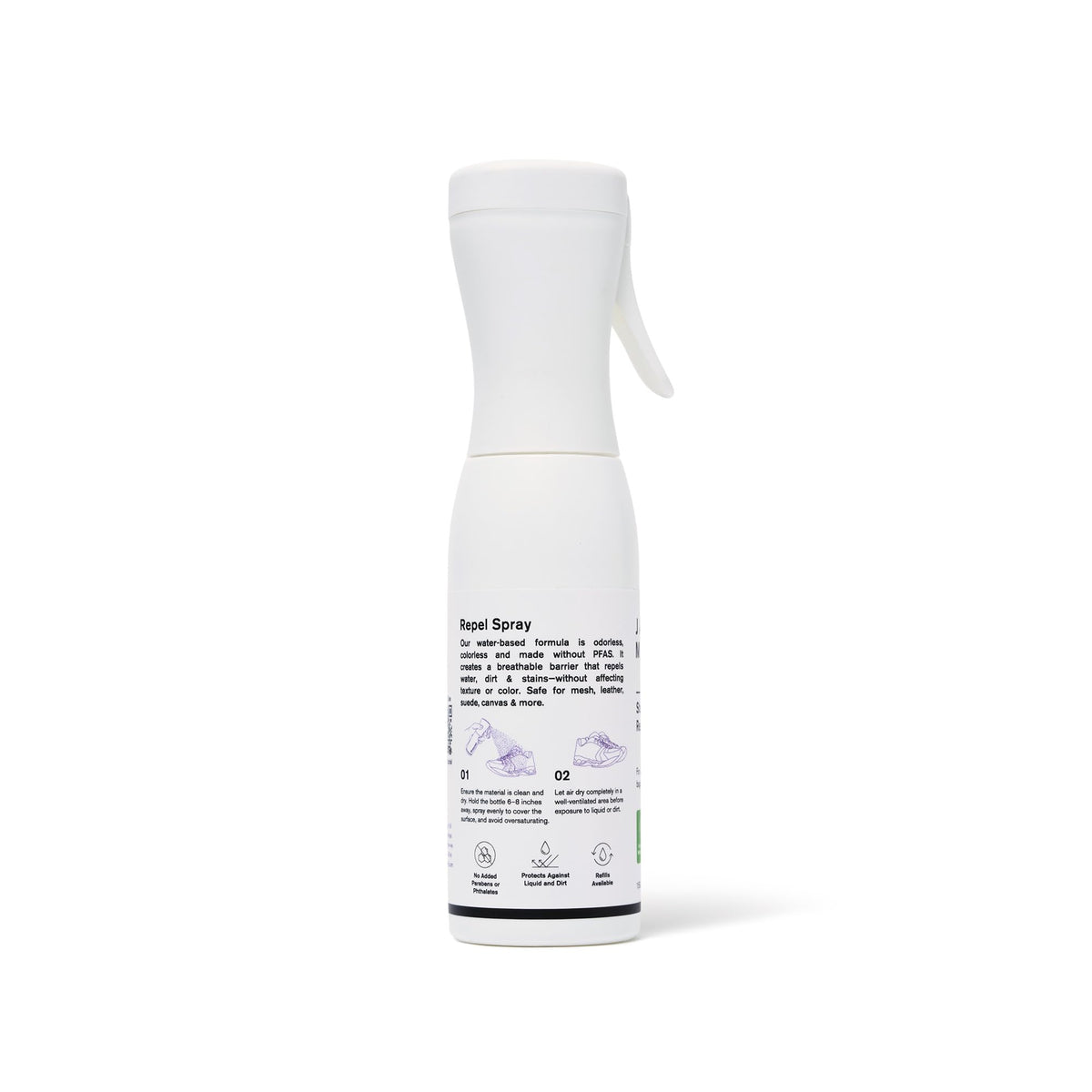 Jason Markk Shoe & Sneaker Protector Repel Spray, Water & Stain Repellent for Shoe and Sneaker Care, Non-Aerosol Footwear Protector Spray, Safe for Leather, Suede, Nubuck, Cotton, Knits, 5.4oz