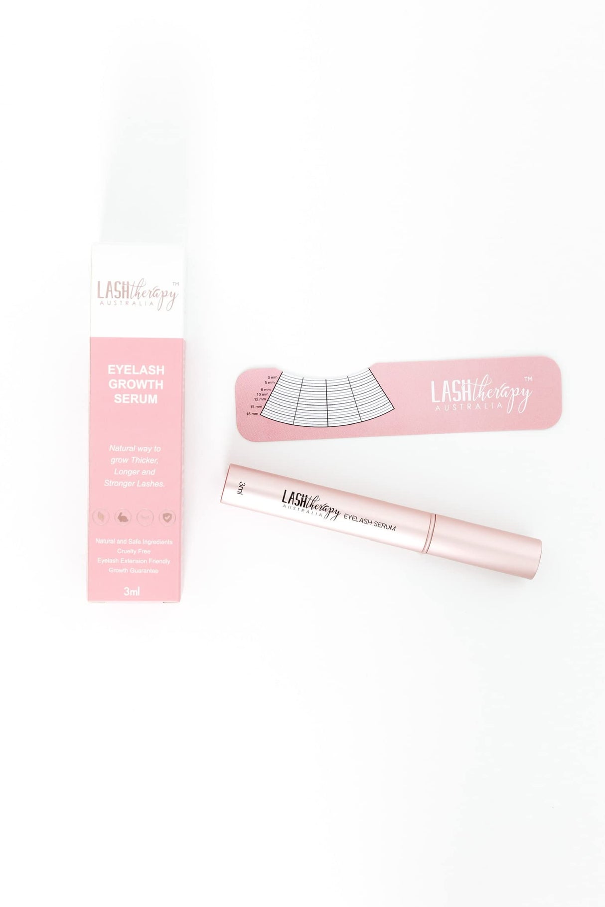 Lash Therapy Australia Eyelash Growth Serum - Lash Enhancing, Boost and Grow Lashes - Cruelty Free, 3ml