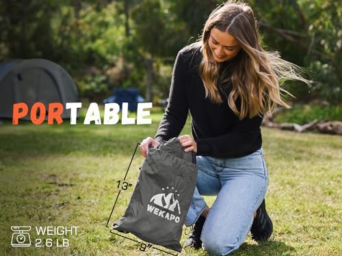 WEKAPO Inflatable Lounger Air Sofa Hammock-Portable,Water Proof& Anti-Air Leaking Design-Ideal Couch for Backyard Beach Traveling Camping Picnics & Music Festivals