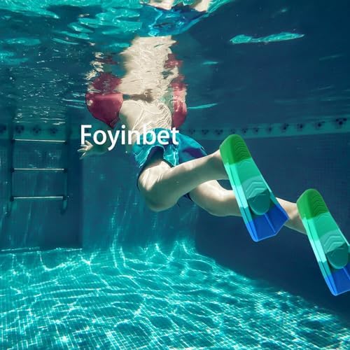 Kids Swim Fins,Short Kids Fins Youth Swimming Flippers for Lap Swimming Training for Children Girls Boys Beginners