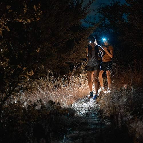 NEBO MYCRO 400 Rechargeable Headlamp | 400 Lumens, 6 Light Modes, Water Resistant, Detachable Hat Clip, Super Bright Head Lamp for Camping & Hiking, Includes Micro USB Charging Cable