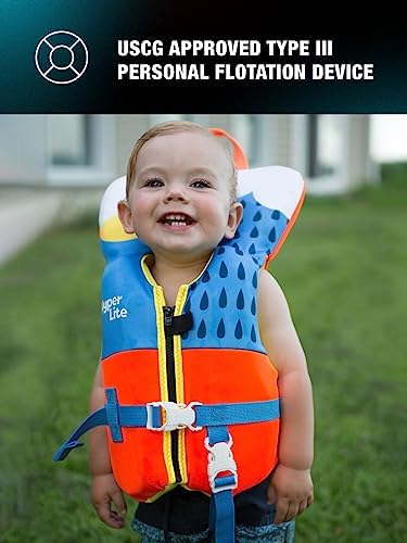 HyperLite Elite Kids Life Jacket, US Coast Guard Approved, Great for Any Water Sports Activity Including Boating, Paddle & Swimming