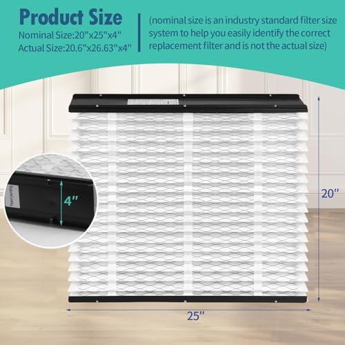 3 Pack 213 Replacement Filter,MERV 13 20x25x4,Compatible with AprilAire Whole House Air Purifiers 1210, 1620, 2120, 2200, 2210, 2216, 3210, 4200, or Space-Gard 2200 with Upgrade Kit 1213