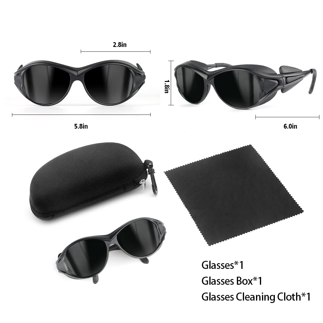 ULTREMA Red Light Therapy Glasses, Eyes Protection for Tanning Goggles, IPL Laser Safety Glasses 200-2000nm, Eye Protection for Red Light Therapy.