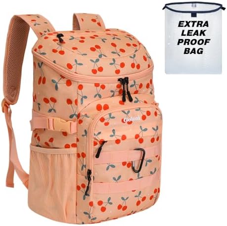 Cooler Backpack Insulated Leak Proof,Small Soft Coolers Bag for Men and Women Camping,Travel,Beach,Hiking,Picnic