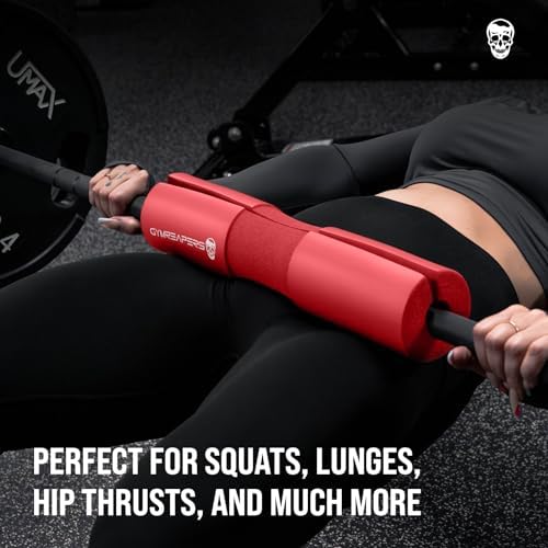 Gymreapers Barbell Squat Pad - Protective Bridge Pad for Hip Thrust, Squats, Lunges - Hip Support, Neck Protection for Bar