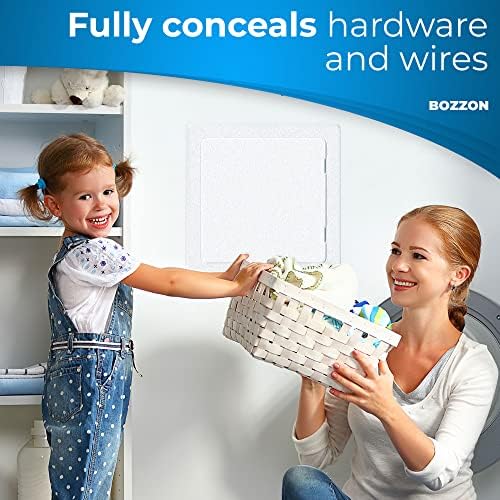 Access Panel for Drywall - 16 x 16 inch - Wall Hole Cover - Access Door - Plumbing Access Panel for Drywall - Heavy Durable Plastic White