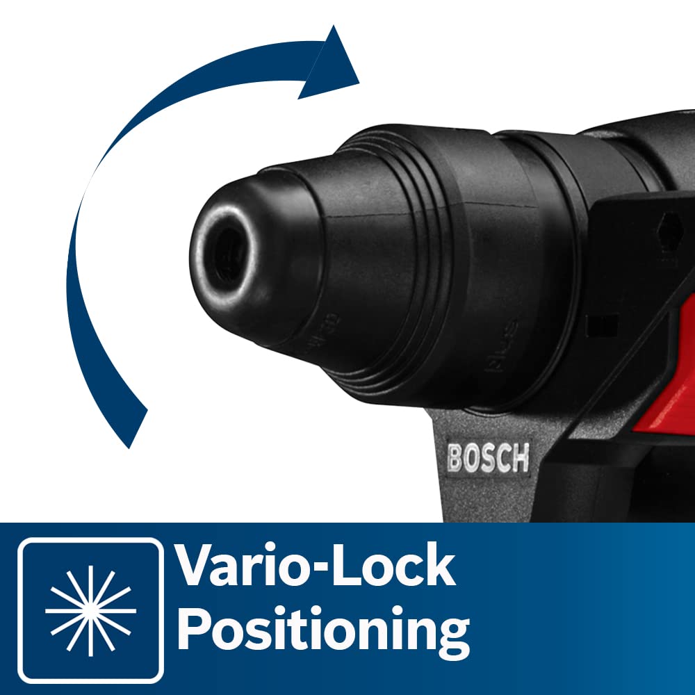 BOSCH 11255VSR Bulldog Xtreme 8 Amp 1-Inch Corded Variable Speed SDS-Plus Concrete/Masonry Rotary Hammer Drill