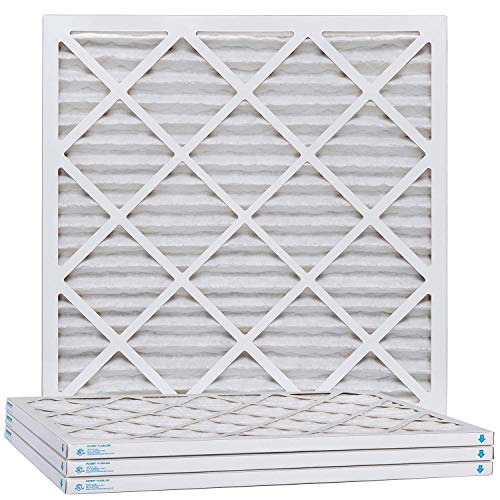 Aerostar 20x20x1 MERV 13 - 4 Count - Pleated HVAC, Furnace & Air Conditioner Filters - Removes Bacteria, Dust, Cold & Flu Germs, Lint, Mold, Pet Dander, Allergy-Causing Pollen, Smog, Smoke & Viruses