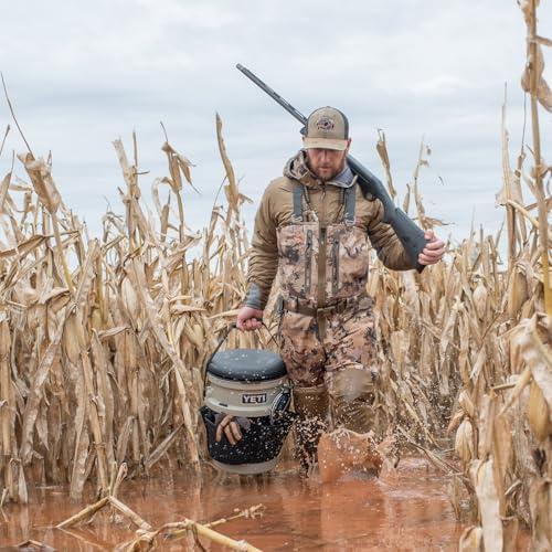 YETI 5 Gallon LoadOut Bucket 360-Degree Swivel Seat, Heavy Duty Foam Cushion for Dove/Duck Hunting, Fishing, Baseball, Gardening and Camping