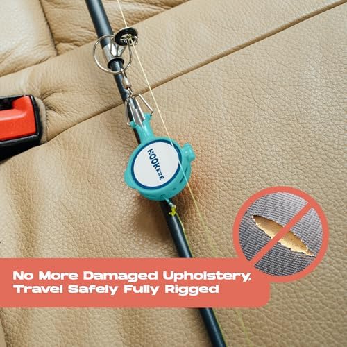 HOOK-EZE Fishing Knot Tying Tool | Protect from Fish Hooks | Tie Fishing Knots Easily | Cool Gadgets for Fishermen | Ice Fly Fishing | Fishing Accessories for Beginner Anglers | Nail Knot Tool