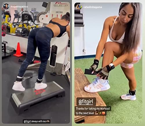 FITGIRL - Ankle Strap for Cable Exercise Machines, Work Out Cuff Attachment for Home & Gym, Glute Workouts - Kickbacks, Leg Extensions, Hip Abductors, for Exercise Machine Attachments