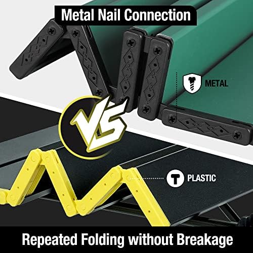 VILLEY Portable Camping Side Table, Ultralight Aluminum Folding Beach Table with Carry Bag for Outdoor Cooking, Picnic, Camp, Boat, Travel