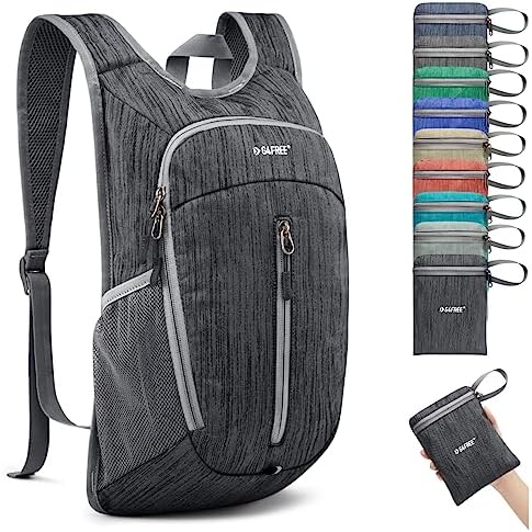 G4Free 10L Hiking Backpack Small Travel Hiking Daypack Lightweight Packable Backpack Casual Foldable Shoulder Bag