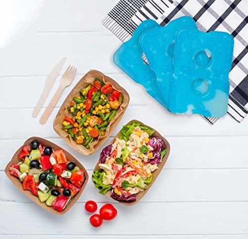 Healthy Packers Ice Packs for Lunch Boxes & Coolers - Freezer Packs - Original Cool Pack | Cooler Accessories for Beach, Camping & Fishing | Slim & Long-Lasting Reusable Ice Pack for Cooler