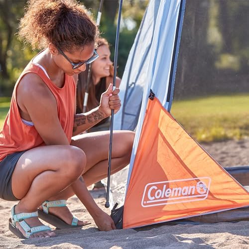 Coleman Skyshade Screened Shelter with Easy Setup, Lightweight Picnic Screen Room for Bug-Free Lounging, Made of PFAS-Free Materials