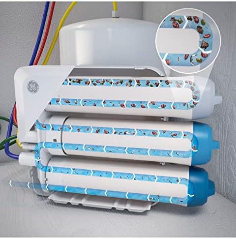 GE Membrane Filter Compatible with Select GE Under Sink Filtration Systems Including GXRQ18NBN, GNRQ18NBN, GXRV40TBN | Replace Every 12 Months | FQ18MN