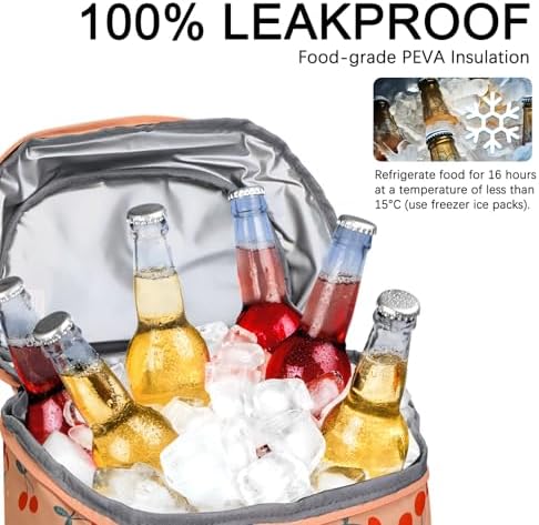 Cooler Backpack Insulated Leak Proof,Small Soft Coolers Bag for Men and Women Camping,Travel,Beach,Hiking,Picnic