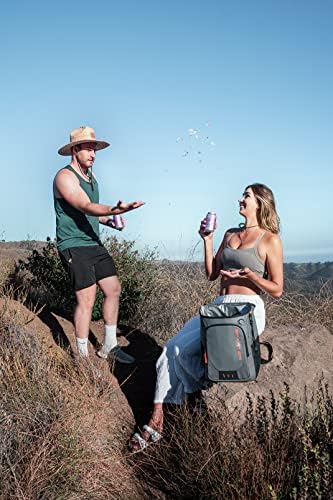 Backpack Cooler Insulated Leak Proof 30/45 Cans, 2 Insulated Compartments Thermal Bag, Portable Lightweight Beach Travel Camping Lunch Backpack for Men and Women