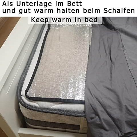 Camping Mat Foam Foil Blanket for Camping Foam Pad Insulating Foil Mat Sleeping Tent Pad Thermal Aluminum Camping mat for Reflecting Heat