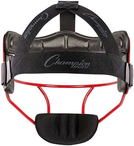 Champion Sports Steel Softball Face Mask - Classic Fielders Masks for Adults - Durable Head Guards - Premium Sports Accessories for Indoors and Outdoors - Multiple Styles