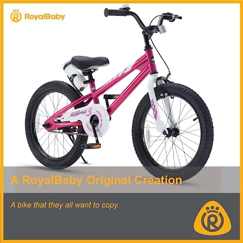 RoyalBaby Kids Bike EZ Freestyle Training Free Balance to Pedal Easy Learning Bicycle, 12-18 Inch for Toddlers to Big Kids