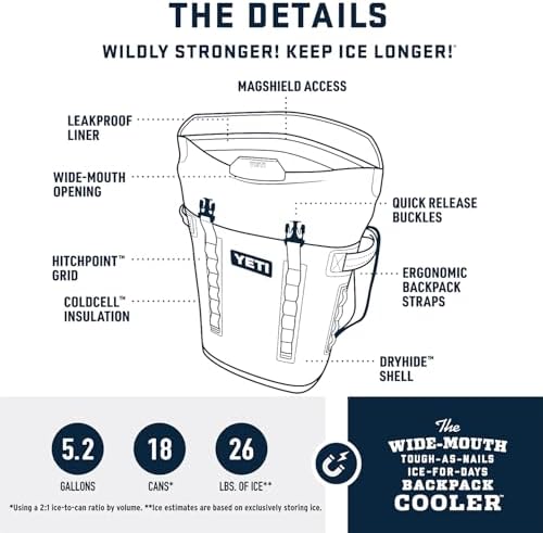 YETI Hopper M Series Backpack Soft Sided Coolers with MagShield Access